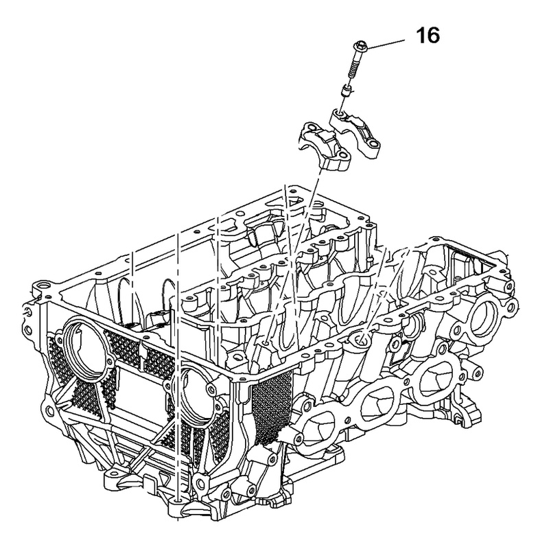 Śruba M6 55507182 (Astra K, Insignia B)
