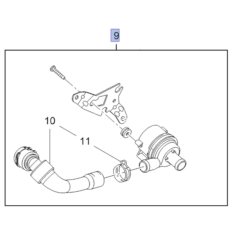 Pompa wody 1.6 55582273 (Astra J, K, Cascada, Insignia A, B, Zafira C)