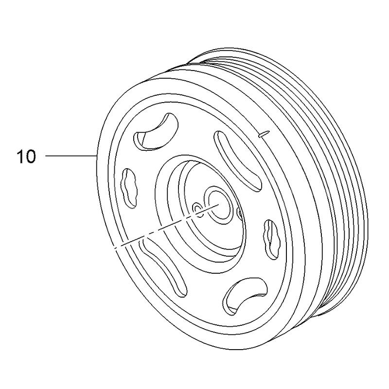 Koło pasowe 1.2L 55512745 (Astra K)