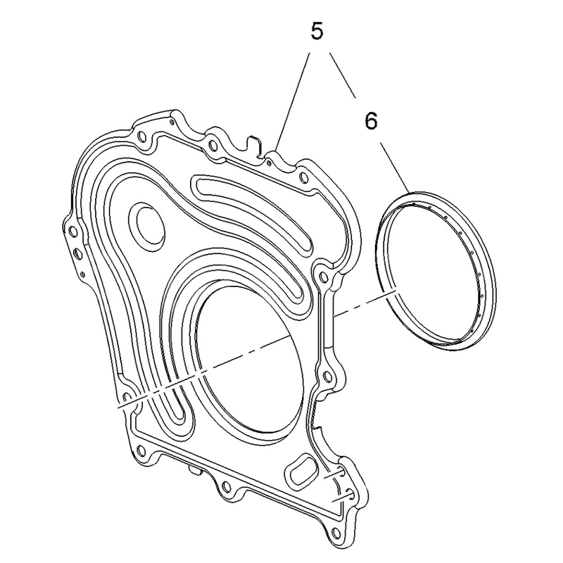 Pokrywa tylna rozrządu 1.2L 55514589 (Astra K)