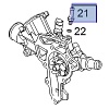 Króciec, rurka pompy wody (Astra G, H, Corsa C, D i inne) Króciec, rurka pompy wody (Astra G, H, Corsa C, D i inne)