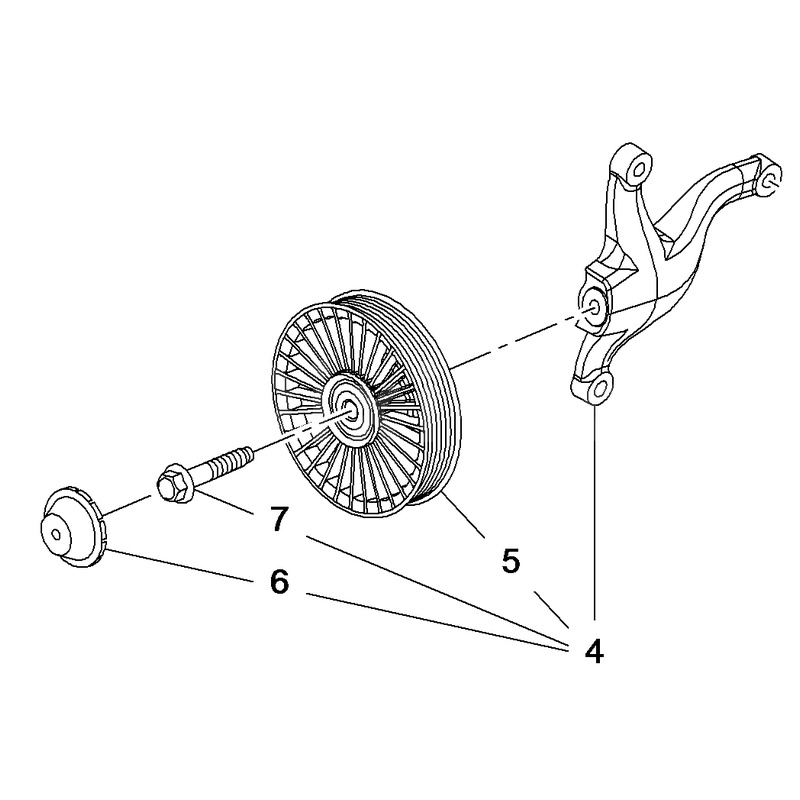 Zestaw paska klinowego wielorowkowego 55569083 (Astra J, K, Insignia A, B, Meriva B, Mokka / Mokka X