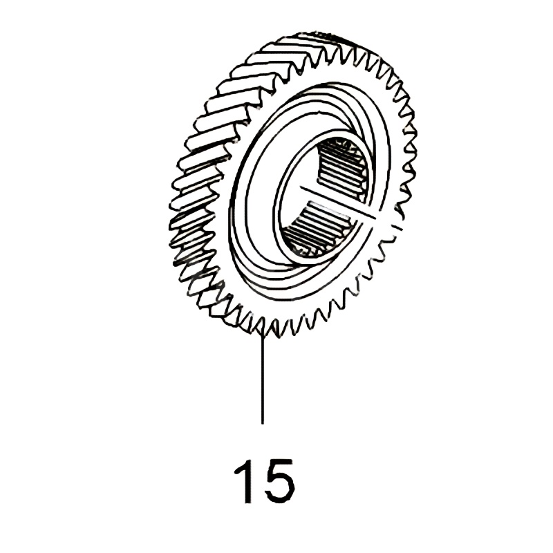 Koło zębate skrzyni biegów 55575900 (Astra K)