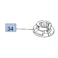 Izolacja dolna sprężyny tylnej 84126267 (Insignia B)