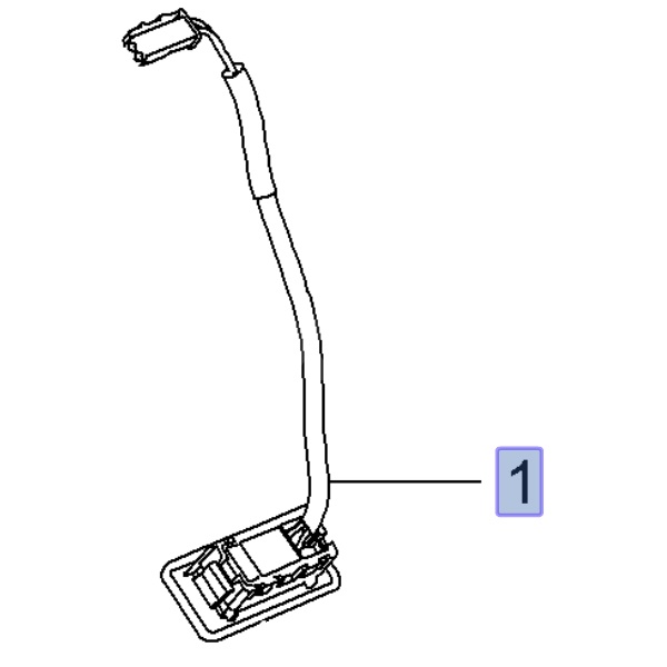 Przełącznik, mikrostyk otwierania klapy bagażnika (Mokka)
