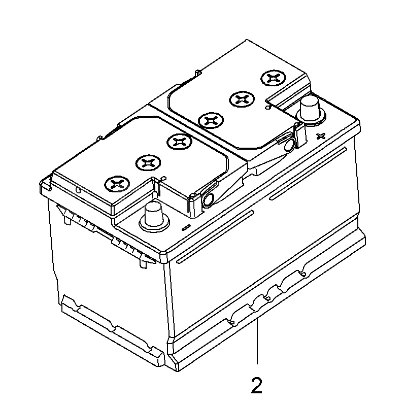 Akumulator 12V 70Ah 760A 95515591 (Astra J, Cascada, Corsa D, Insignia B, Zafira C)