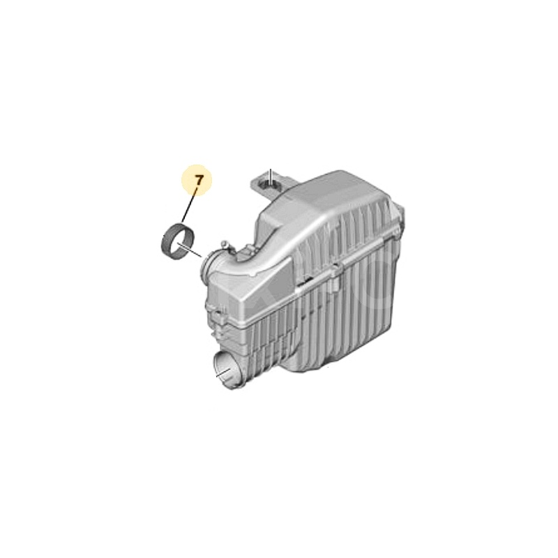 Uszczelka obudowy filtra powietrza 9676193980 (Corsa F)