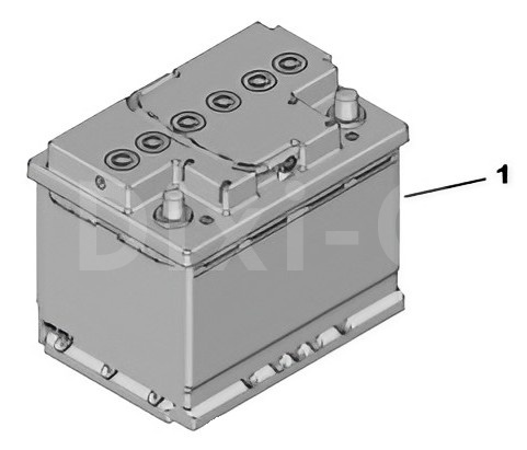 Akumulator 12V 60Ah 680A 9822616180 (Astra L, Corsa F, Grandland X)