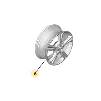 Felga aluminiowa 17 cali 9832281680 (Corsa F)