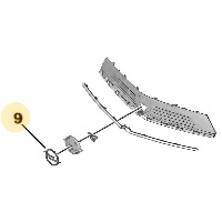 Emblemat, znak OPEL 98415205XK (Astra L)