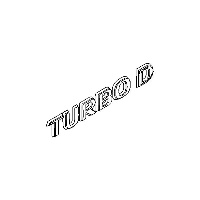 Emblemat, napis tylny TURBO D YP001292DX (Grandland X)