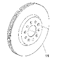 Tarcza hamulcowa przód YR00073180 (Insignia B)