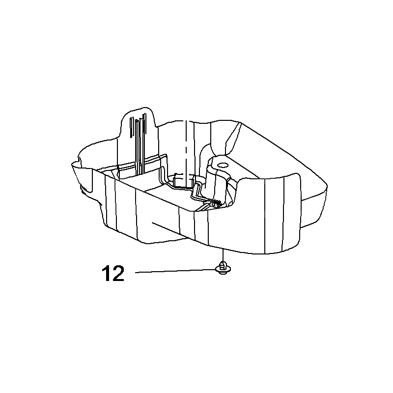 Nakrętka YR00160180 (Antara, Astra J, K, Cascada, Insignia A, B, Mokka X, Zafira C)